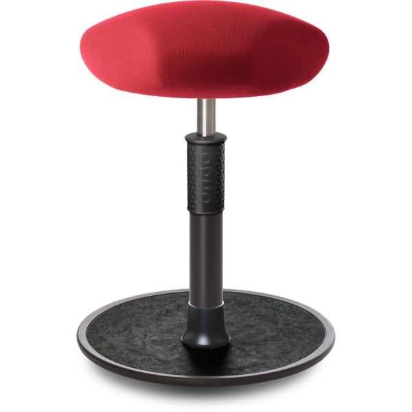 Sitz- Stehhocker Free Regular Triangel Gestrick Rot schwarz /schwarz