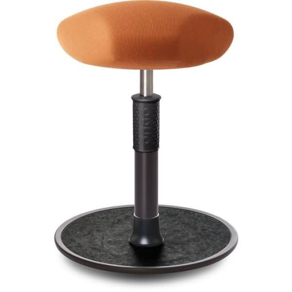 Sitz- Stehhocker Free Regular Triangel Gestrick Orange schwarz /schwarz