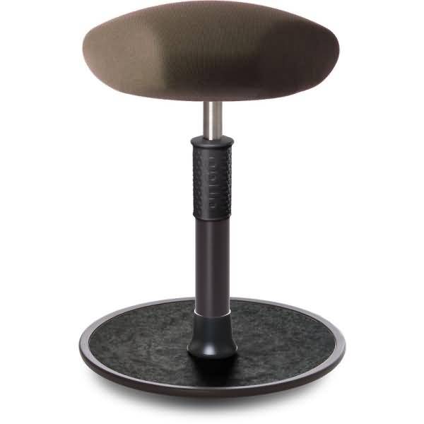 Sitz- Stehhocker Free Regular Triangel Gestrick Braun schwarz /chwarz