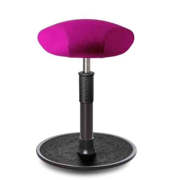Sitz- Stehhocker Free Regular Triangel kvadrat Divina Mel. Pink schw. /schw.