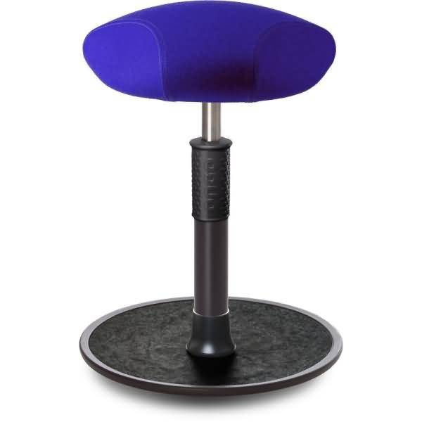 Sitz- Stehhocker Free Regular Triangel kvadrat Divina r.blau schw. /schw.