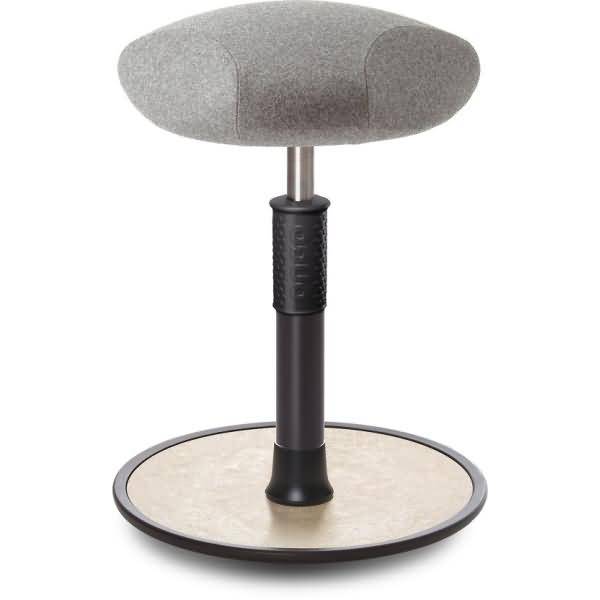 Sitz- Stehhocker Free Regular Triangel kvadrat Divina h.grau schw. /creme