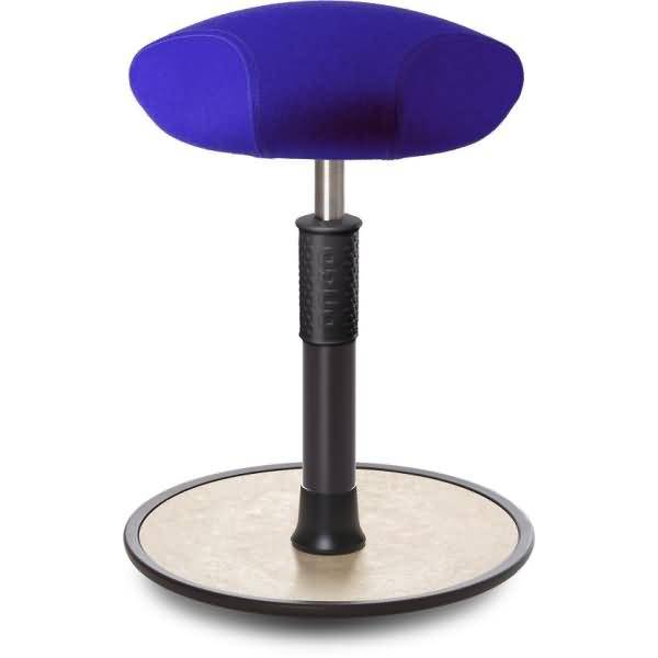 Sitz- Stehhocker Free Regular Triangel kvadrat Divina r.blau schw. /creme