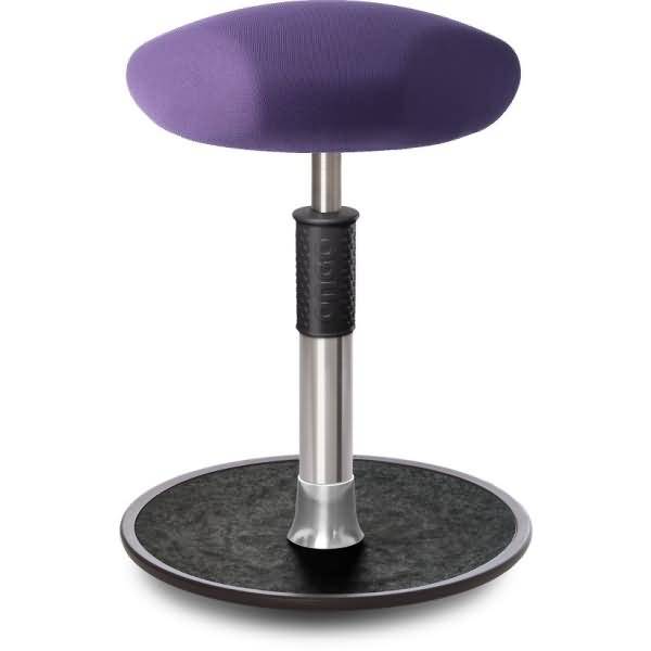 Sitz- Stehhocker Free Regular Triangel Gestrick Lila chrom /schwarz