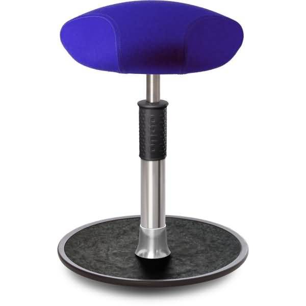 Sitz- Stehhocker Free Regular Triangel kvadrat Divina Mel. r.blau chr. /schw.