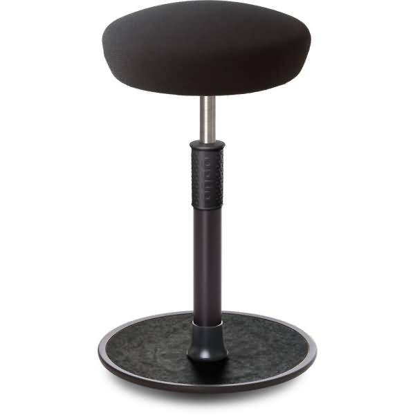 Sitz- Stehhocker Free Tall Hutsitz Gestrick schwarz schwarz /schwarz