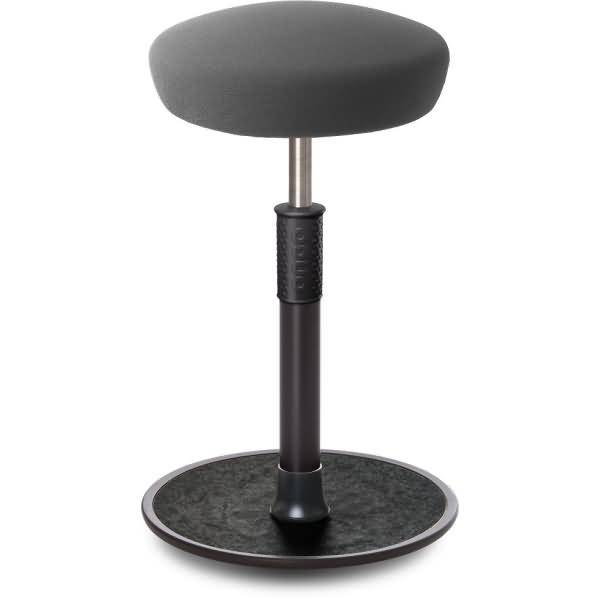 Sitz- Stehhocker Free Tall Hutsitz Gestrick Grau schwarz /schwarz