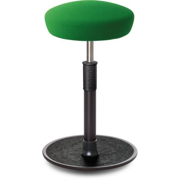 Sitz- Stehhocker Free Tall Hutsitz Gestrick Grün schwarz /schwarz