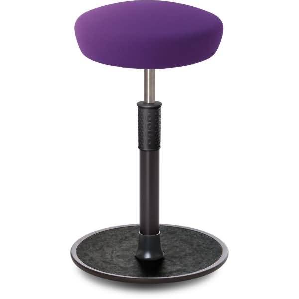 Sitz- Stehhocker Free Tall Hutsitz Gestrick Purpur schwarz /schwarz