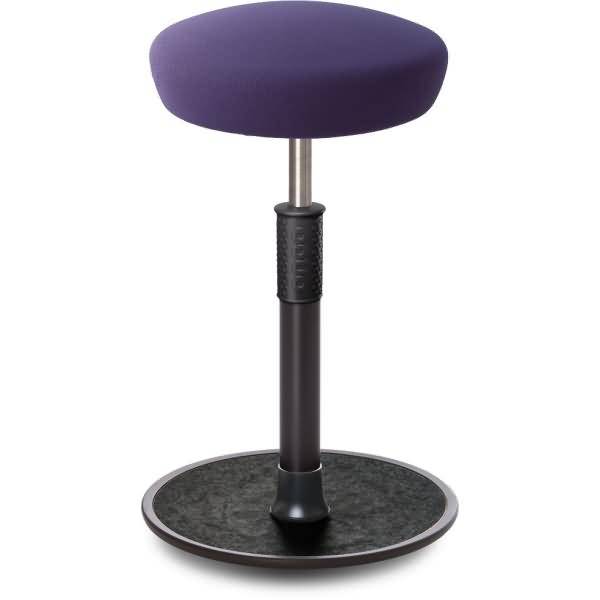 Sitz- Stehhocker Free Tall Hutsitz Gestrick Lila schwarz /schwarz