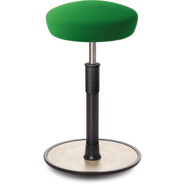 Sitz- Stehhocker Free Tall Hutsitz Gestrick Grün schwarz /cremeweiß