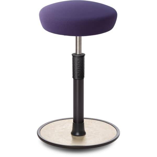 Sitz- Stehhocker Free Tall Hutsitz Gestrick Lila schwarz /cremeweiß