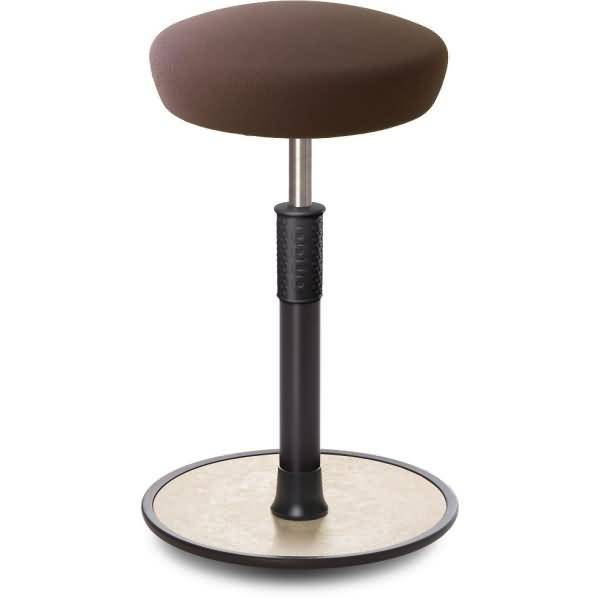 Sitz- Stehhocker Free Tall Hutsitz Gestrick Braun schwarz /cremeweiß