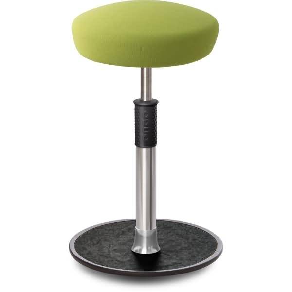 Sitz- Stehhocker Free Tall Hutsitz Gestrick Hellgrün chrom /schwarz