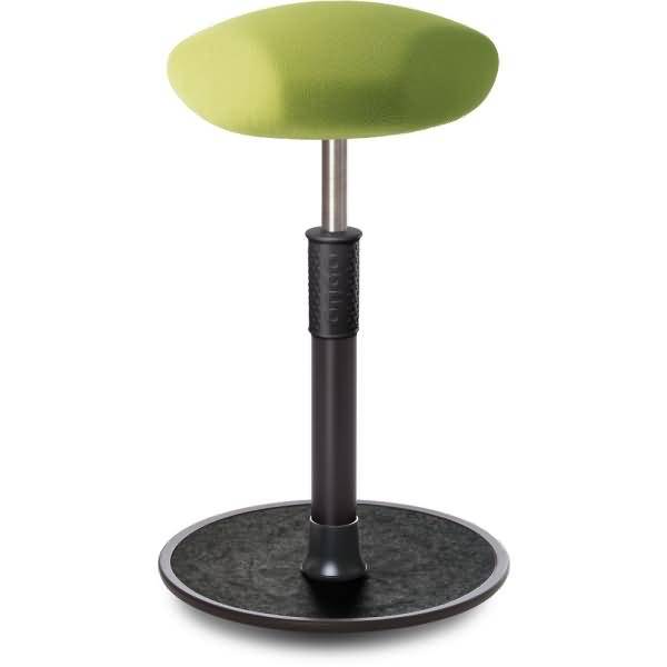 Sitz- Stehhocker Free Tall Triangel Gestrick Hellgrün schwarz /schwarz