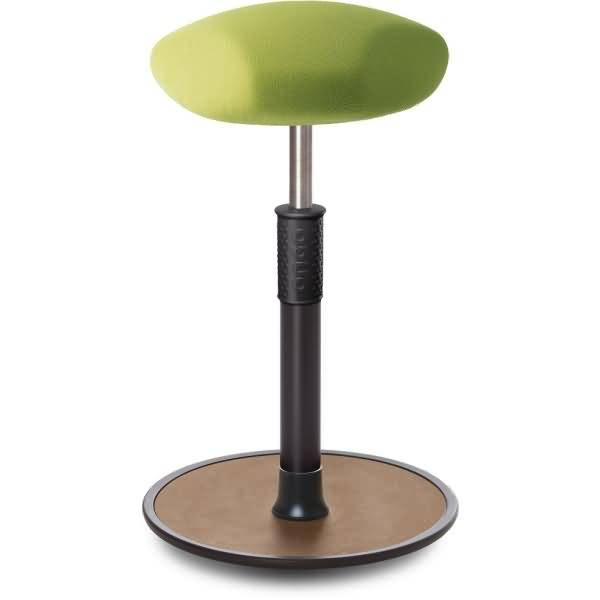 Sitz- Stehhocker Free Tall Triangel Gestrick Hellgrün schwarz /Natur