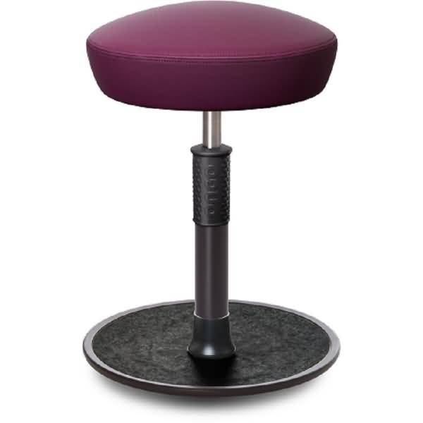 Sitz- Stehhocker Free Regular Hutsitz skai Nature Base Lila schwarz /schwarz