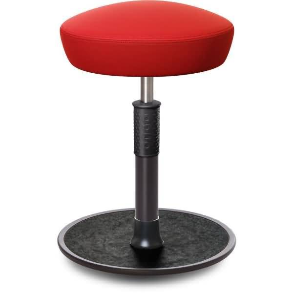 Sitz- Stehhocker Free Regular Hutsitz skai Dynactiv Makari 160 Rot schw. /schw.
