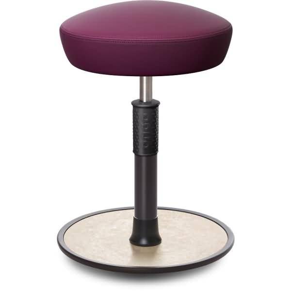 Sitz- Stehhocker Free Regular Hutsitz skai Nature Base Lila schwarz /creme