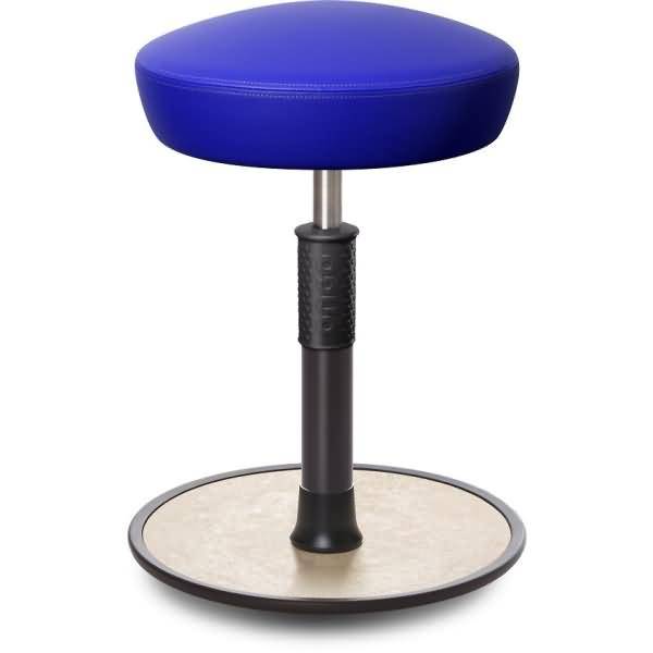 Sitz- Stehhocker Free Regular Hutsitz skai Kunstleder blau schwarz /cremeweiß