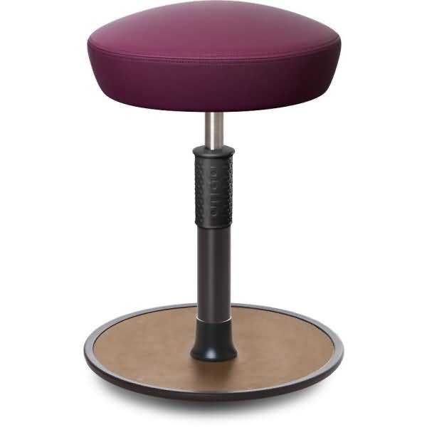 Sitz- Stehhocker Free Regular Hutsitz skai Nature Base Lila schwarz /Natur