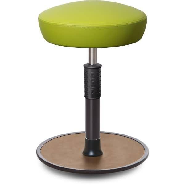 Sitz- Stehhocker Free Regular Hutsitz skai Kunstleder h.grün schwarz /Natur