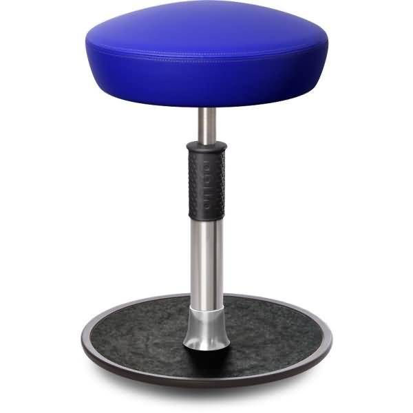 Sitz- Stehhocker Free Regular Hutsitz skai Kunstleder blau chrom /schwarz