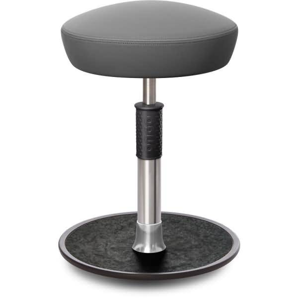 Sitz- Stehhocker Free Regular Hutsitz skai Dynactiv M. 160 Grau chr. /schw.