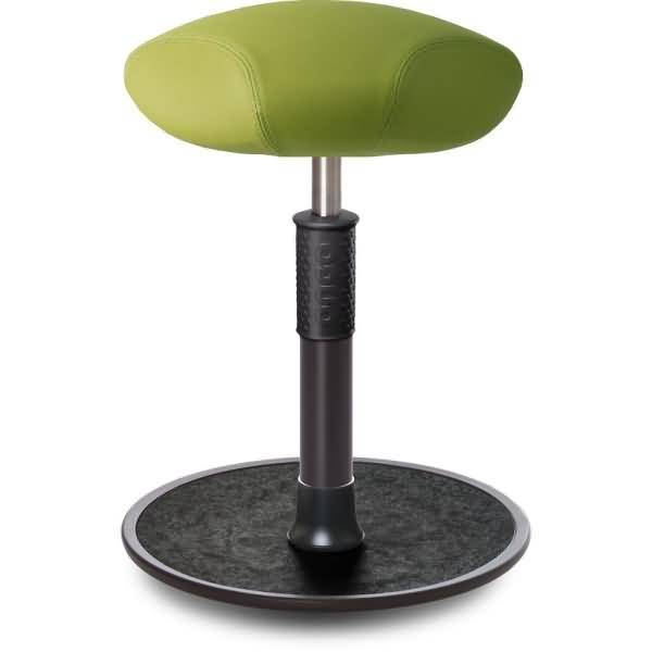 Sitz- Stehhocker Free Regular Triangel skai Nature Base h.grün schw. /schw.