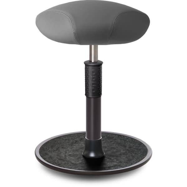 Sitz- Stehhocker Free Regular Triangel skai Dynactiv M. 160 Grau sw. /sw.