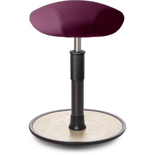 Sitz- Stehhocker Free Regular Triangel skai Nature Base Lila schwarz /creme