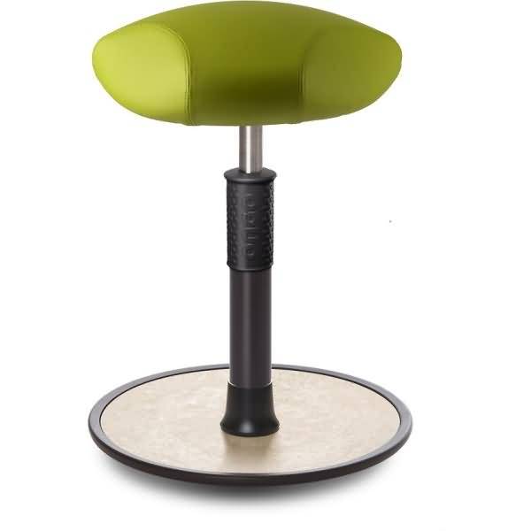 Sitz- Stehhocker Free Regular Triangel skai Kunstleder h.grün schwarz /creme