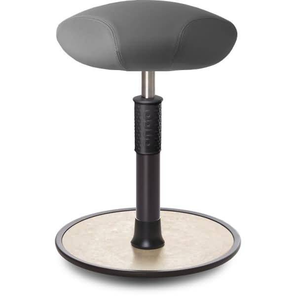 Sitz- Stehhocker Free Regular Triangel skai Dynactiv M. 160 Grau schw. /creme