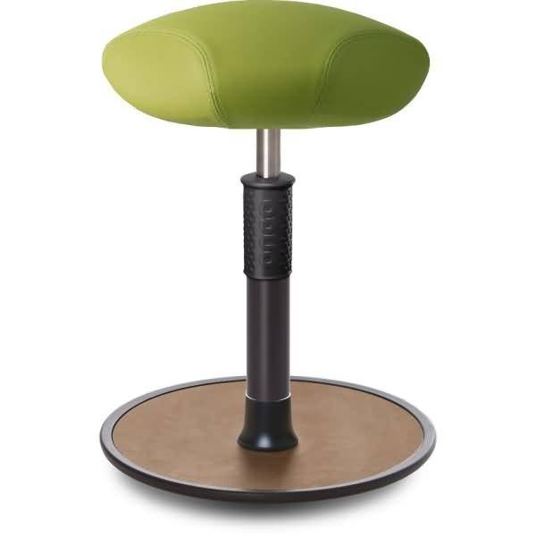 Sitz- Stehhocker Free Regular Triangel skai Nature Base h.grün schw. /Natur