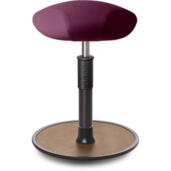 Sitz- Stehhocker Free Regular Triangel skai Nature Base Lila schwarz /Natur