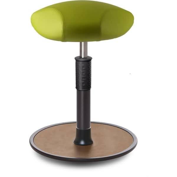 Sitz- Stehhocker Free Regular Triangel skai Kunstleder h.grün schwarz /Natur