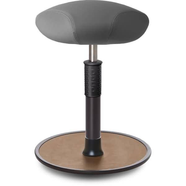 Sitz- Stehhocker Free Regular Triangel skai Dynactiv M. 160 Grau schw. /Natur