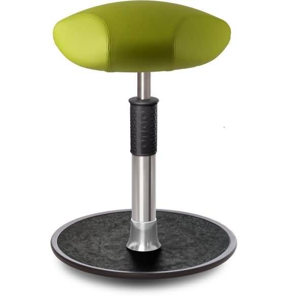 Sitz- Stehhocker Free Regular Triangel skai Kunstleder h.grün Chrom /schwarz