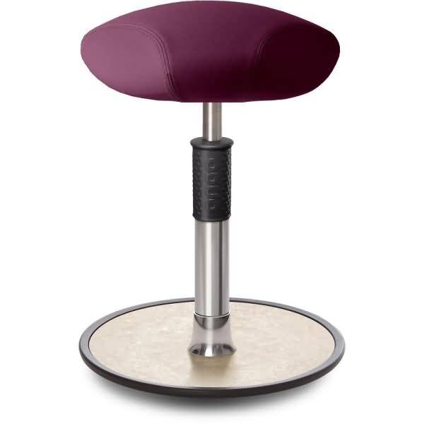 Sitz- Stehhocker Free Regular Triangel skai Nature Base Lila chrom /creme