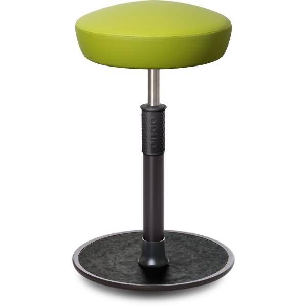 Sitz- Stehhocker Free Tall Hutsitz skai Kunstleder Hellgrün schwarz /schwarz