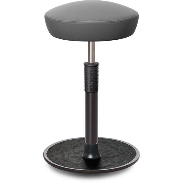 Sitz- Stehhocker Free Tall Hutsitz skai Dynactiv Makari 160 Grau schw. /schw.