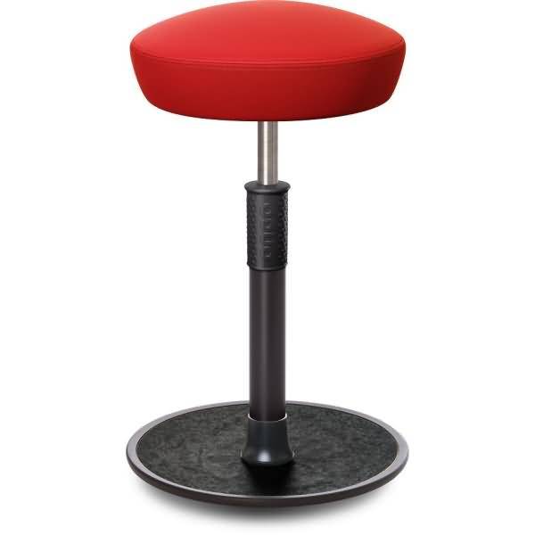 Sitz- Stehhocker Free Tall Hutsitz skai Dynactiv Makari 160 Rot schw. /schw.