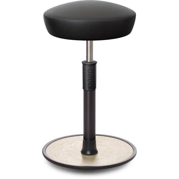 Sitz- Stehhocker Free Tall Hutsitz skai Kunstleder schwarz schwarz /cremeweiß