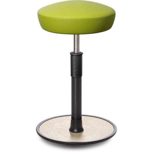 Sitz- Stehhocker Free Tall Hutsitz skai Kunstleder Hellgrün schwarz /creme