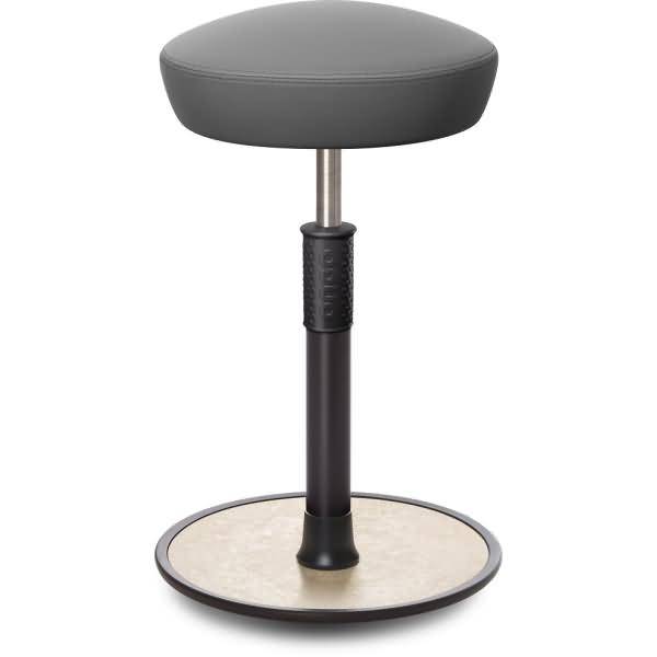 Sitz- Stehhocker Free Tall Hutsitz skai Dynactiv Makari 160 Grau schw. /creme