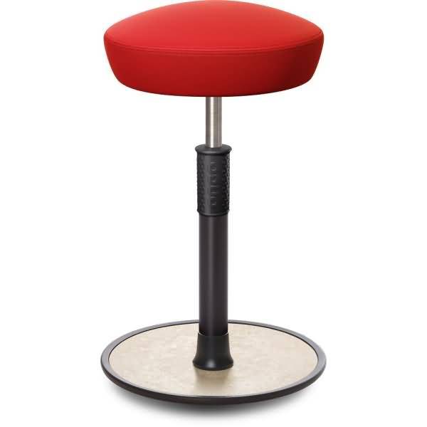 Sitz- Stehhocker Free Tall Hutsitz skai Dynactiv Makari 160 Rot schw. /creme