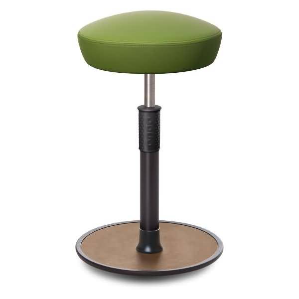 Sitz- Stehhocker Free Tall Hutsitz skai Nature Base Hellgrün schwarz /Natur