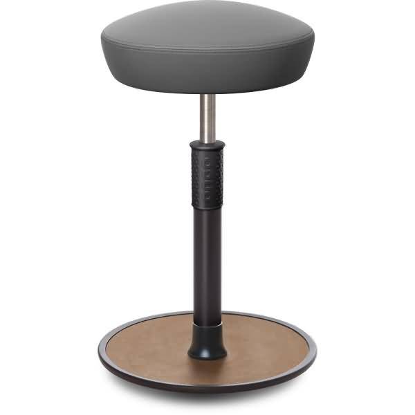 Sitz- Stehhocker Free Tall Hutsitz skai Dynactiv M. 160 Grau schw. /Natur