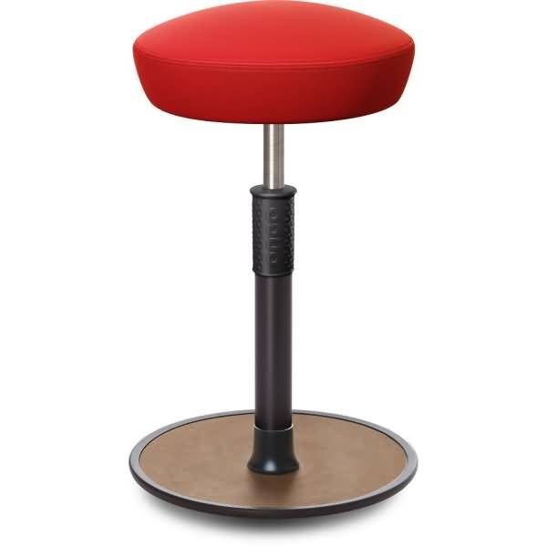 Sitz- Stehhocker Free Tall Hutsitz skai Dynactiv Makari 160 Rot schw. /Natur