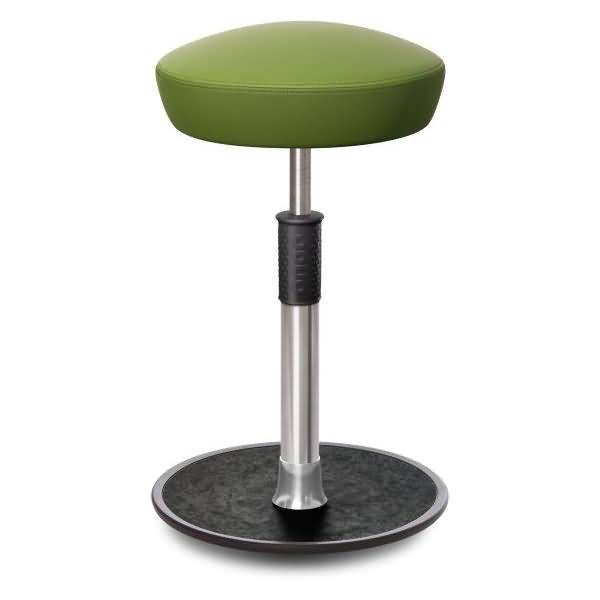 Sitz- Stehhocker Free Tall Hutsitz skai Nature Base Hellgrün chrom /schwarz